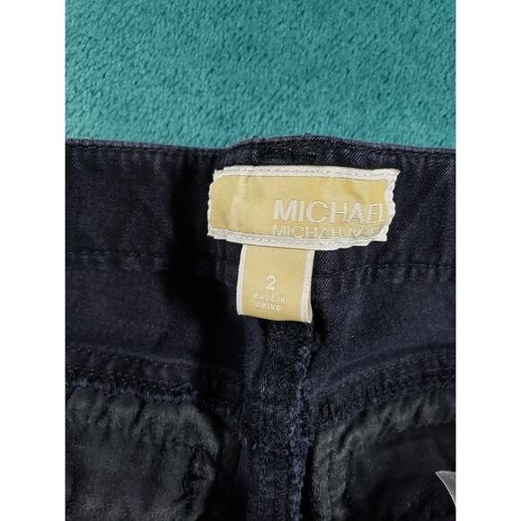 Michael Kors Jeans Size 2 Womens Blue Pants Denim Zipped Pocket Mid Rise Skinny - Picture 3 of 12